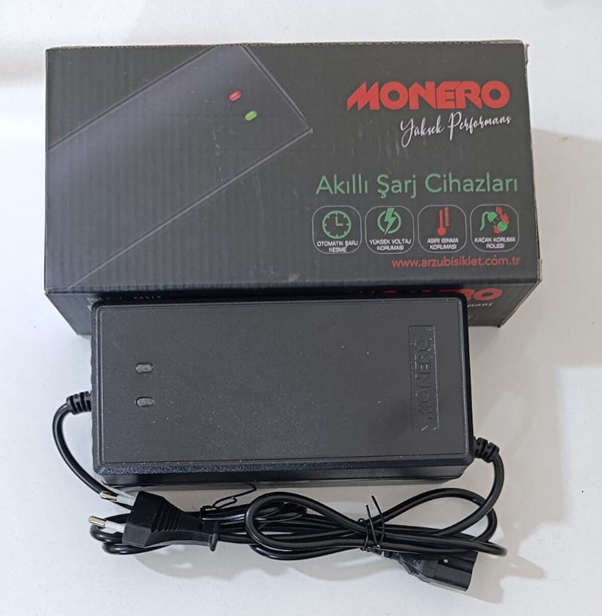 MONERO-48 V [14AH] ŞARJ CİHAZI EBIKE [DEVRE KESİCİLİ] 