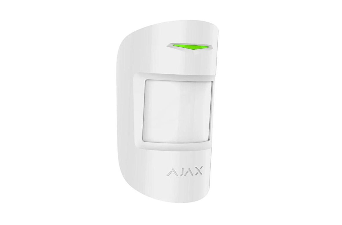 Ajax Motionprotect Plus 868 Mhz Pet Immune Pır ve Mikrodalga Hareket Dedektör Beyaz