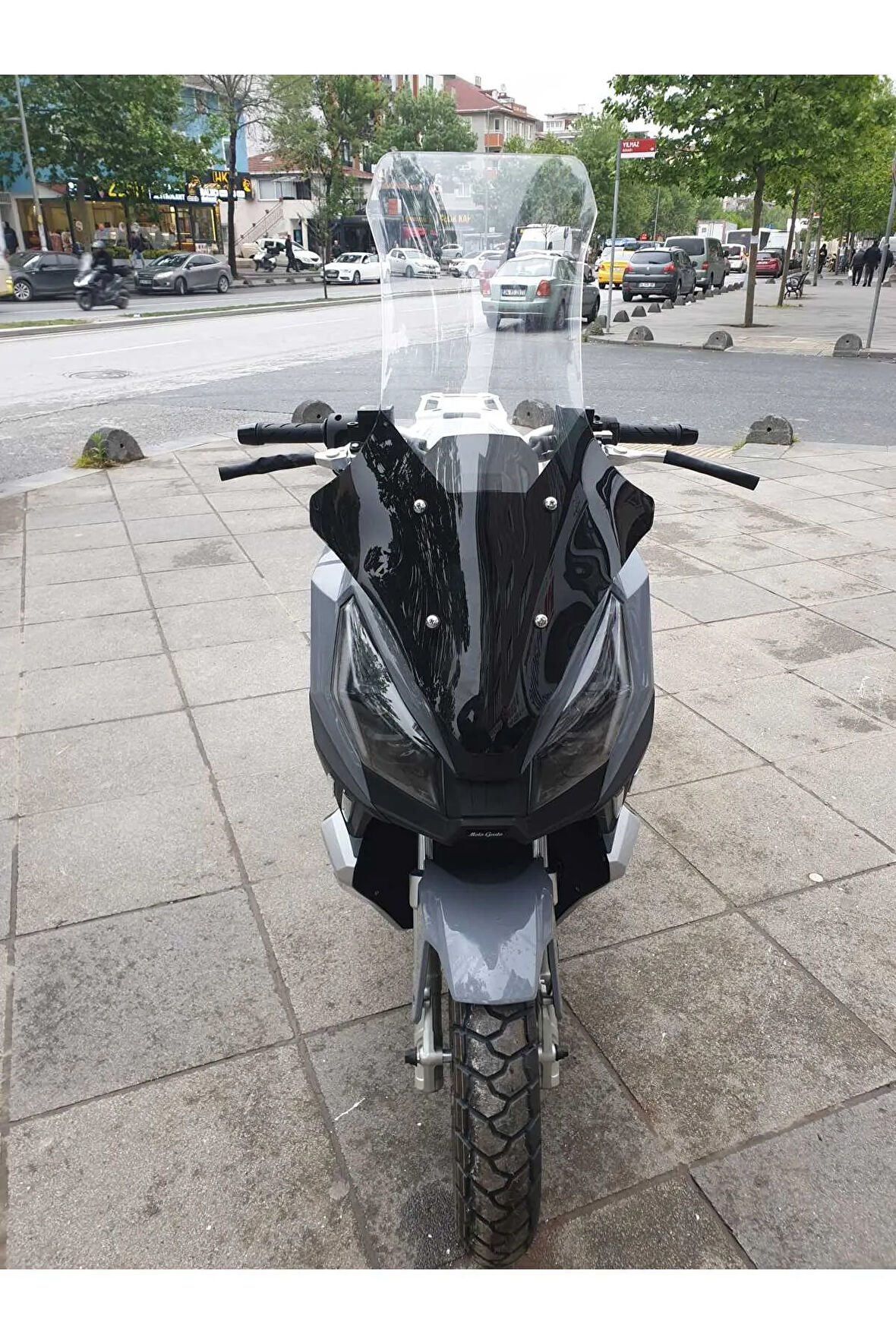 Moto Gusto Dream 150 Ön cam 2023 2024 Model Yılı 78cm Şeffaf Renk 4mm Uzun Geniş Cam
