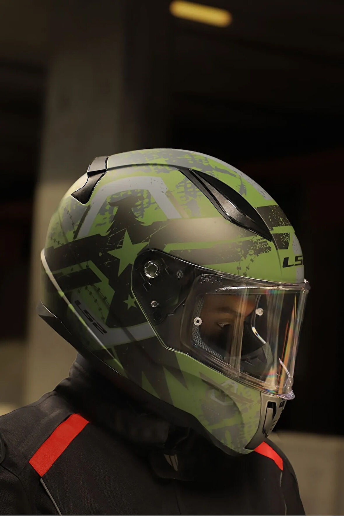 RAPID 2 THUNDER BIRDS MAT YEŞİL-SİYAH-GRİ KASK