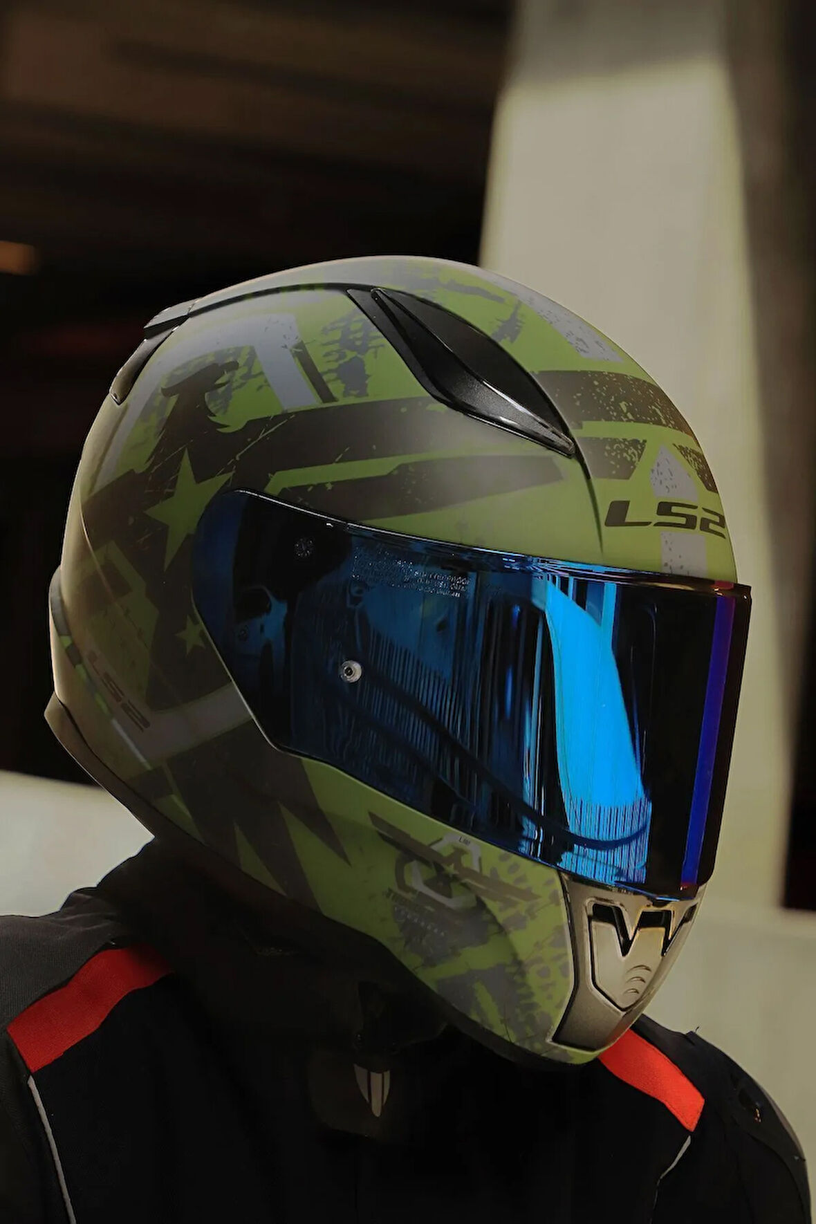 RAPID 2 THUNDER BIRDS MAT YEŞİL-SİYAH-GRİ KASK