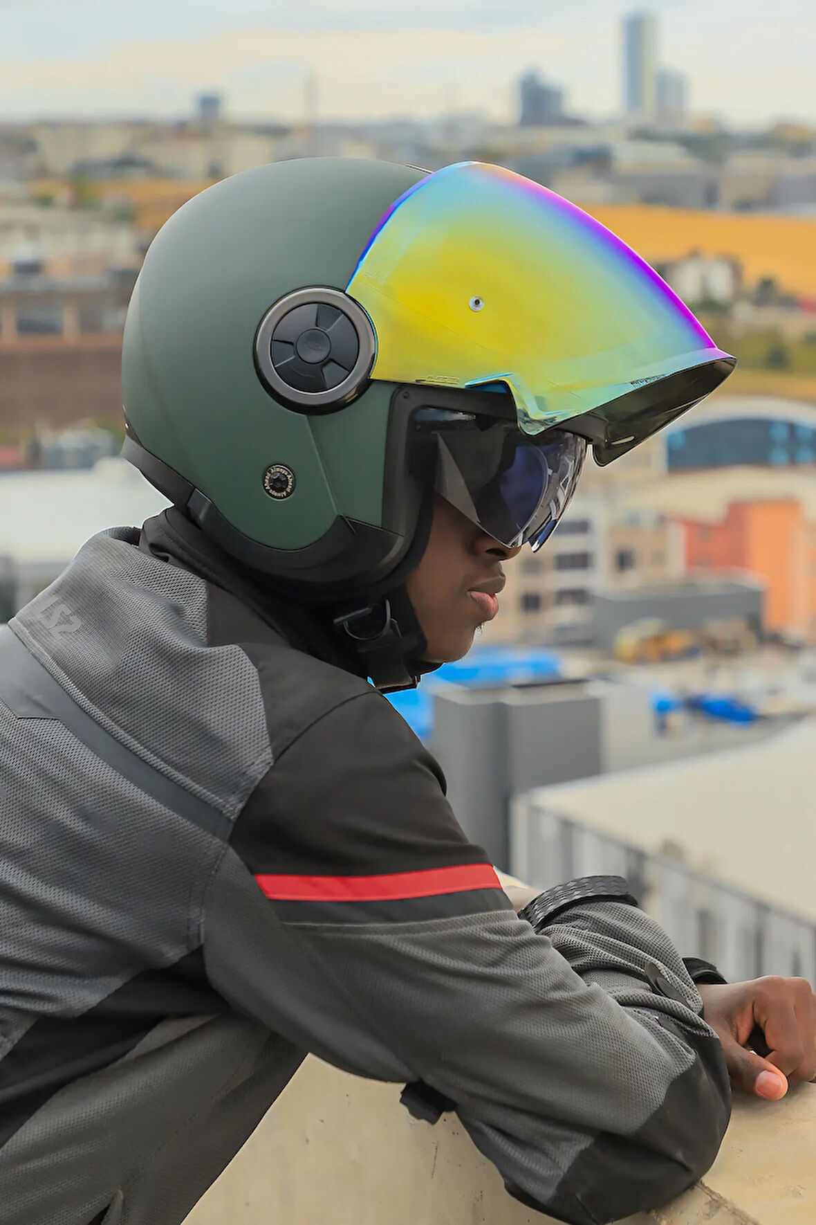 CLASSY MAT YEŞİL KASK