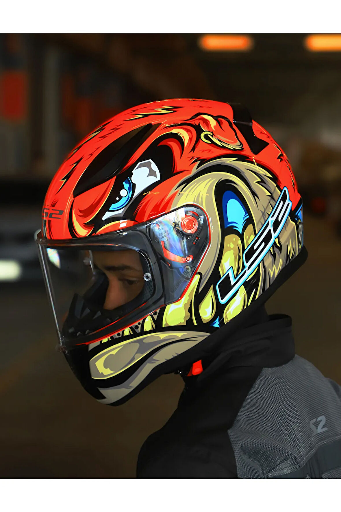 RAPID 2 SPOX KIRMIZI-GRİ KASK