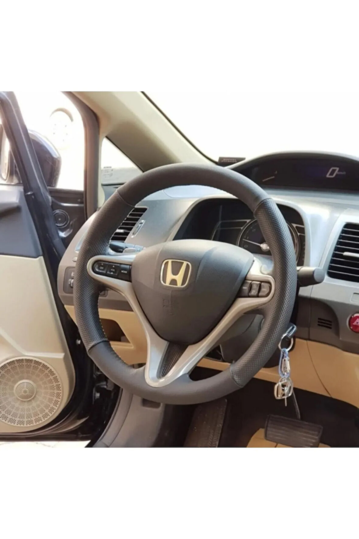 Honda Civic Fd6 Çift Desen Deri Simit Kilif
