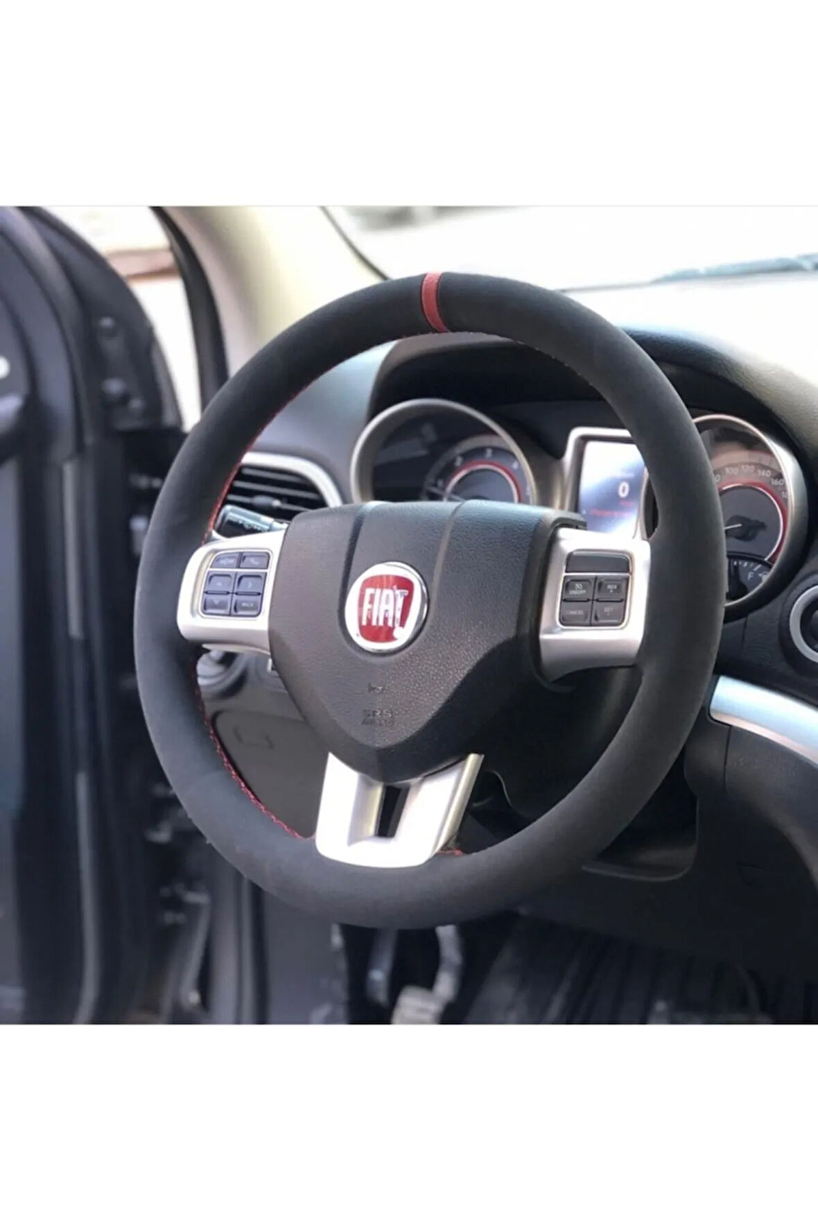 Fiat Freemont Nubuk Alcantara Deri Direksiyon Kılıfı