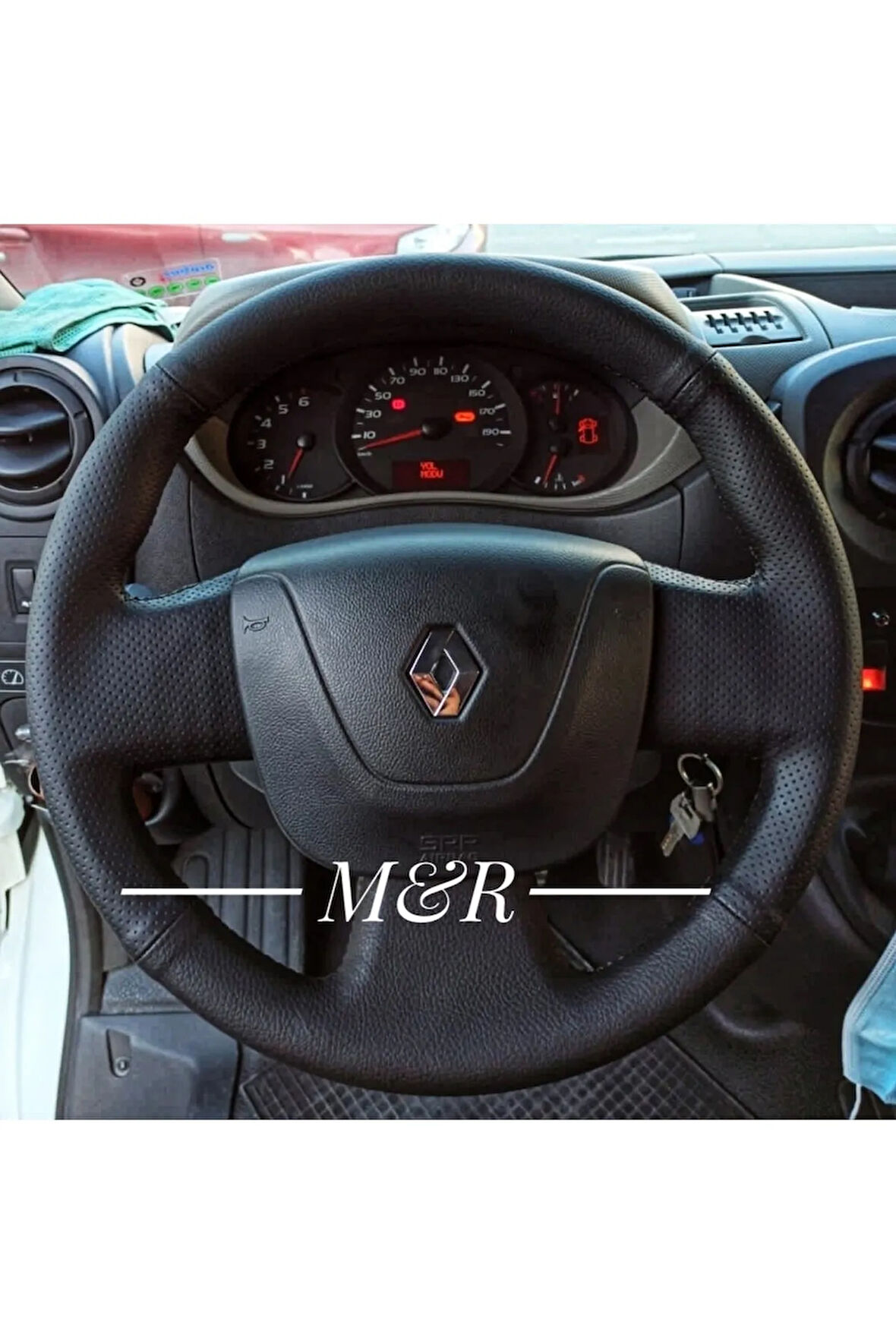 Renault Master Orjinal Deri Direksiyon Kaplama Kılıf