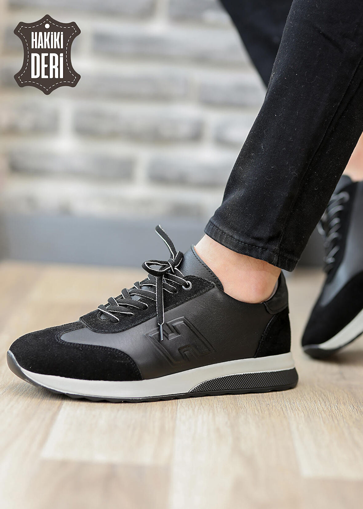 Hakiki Deri Günlük Rahat Ortopedi Orjinal Erkek Ayakkabı Polla010