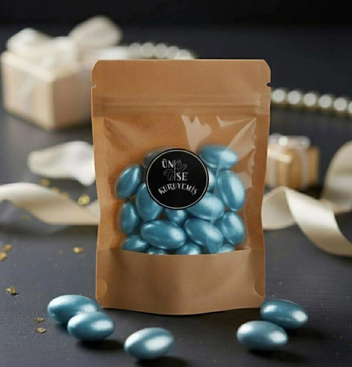 Mavi Çikolatalı Badem Şekeri ( 50 GR )