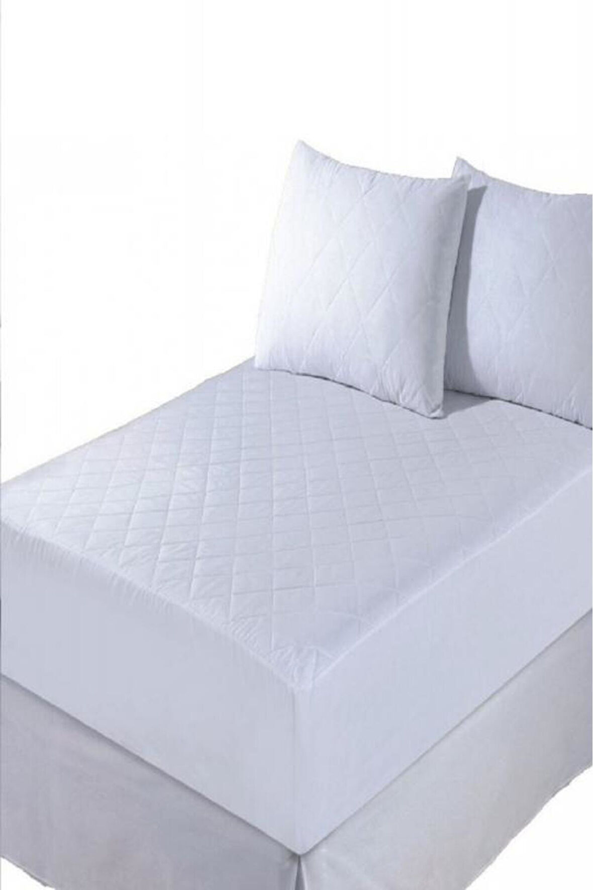 MyCey Fitted Kapitoneli 160x200 Cm Çift Kişilik Yatak Koruyucu Çarşaf