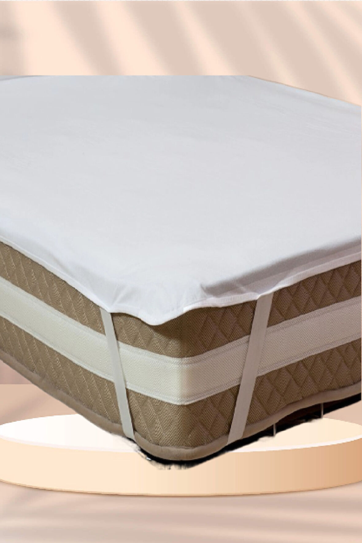 MyCey Çift Kişilik Sıvı Geçirmez Alez 200x220 cm Micro Kumaş Köşelerinden Lastikli