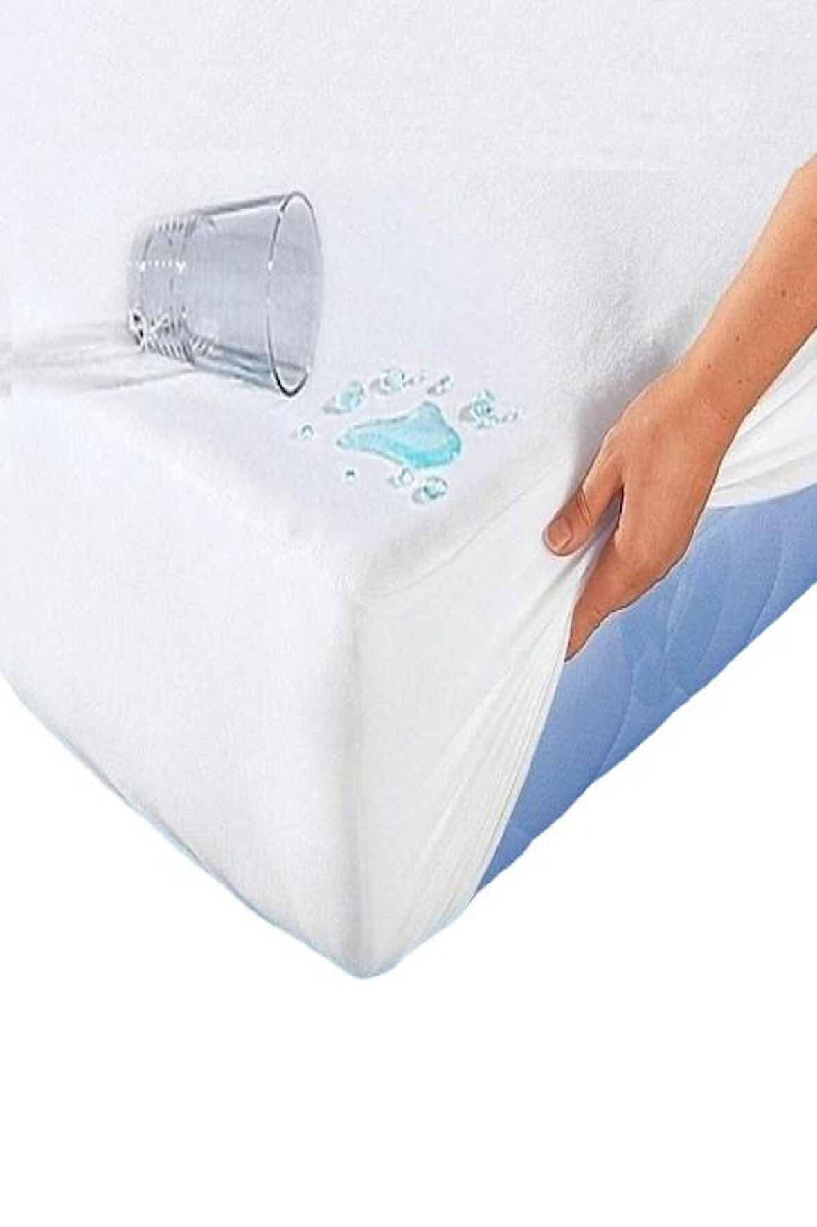 MyCey Fitted Alez Farklı Ebatlarda Sıvı Geçirmez Bebe Alezi Micro Kumaş