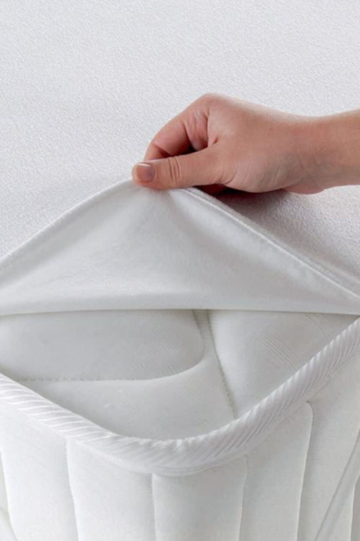 MyCey Sıvı Geçirmez 70x140 Cm Bebek Alezi Pamuklu Köşe Lastikli