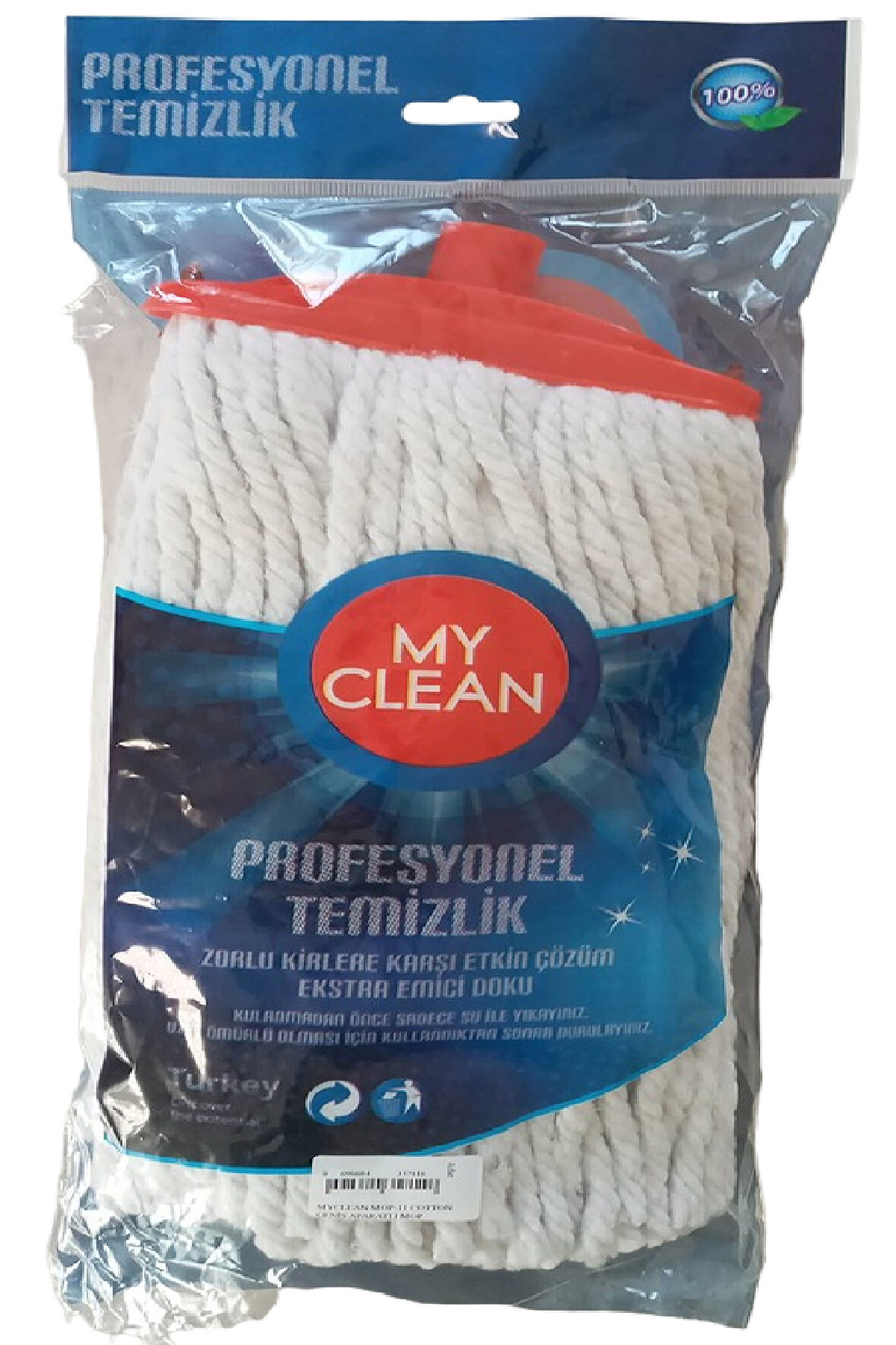 Myclean Mega Geniş Mop Pamuklu Püskül Islak Paspas 330 gr