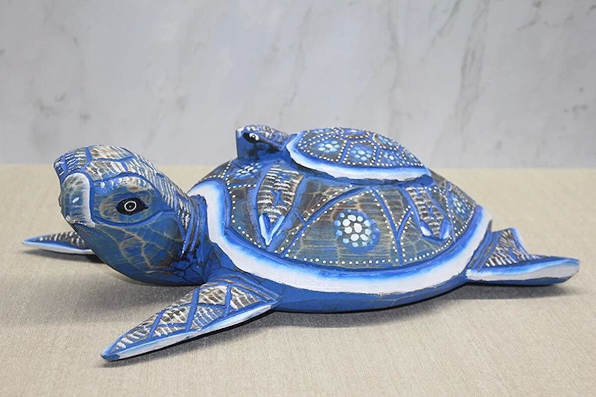 Tekli Ahşap Kaplumbağa