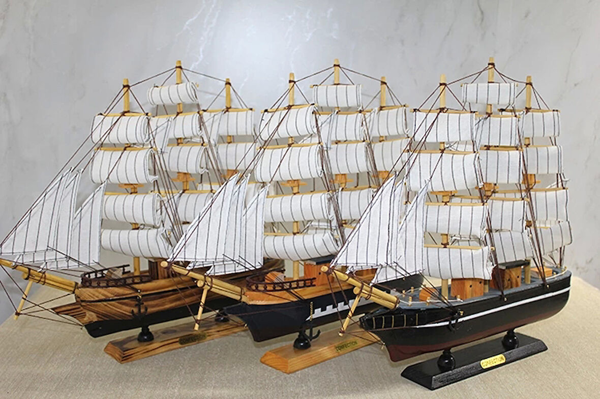 Ahşap Yelken Gemi Model 2