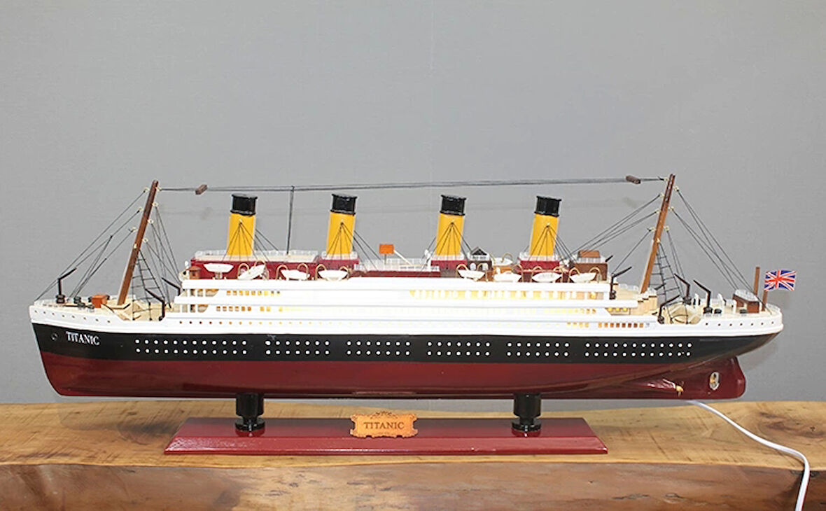 Ahşap Titanik Gemisi Ledli