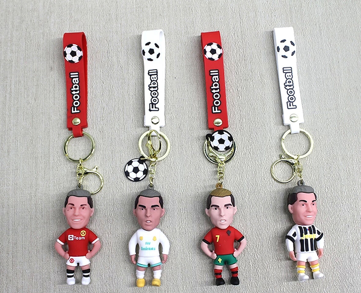 Ronaldo Silikon Anahtarlık