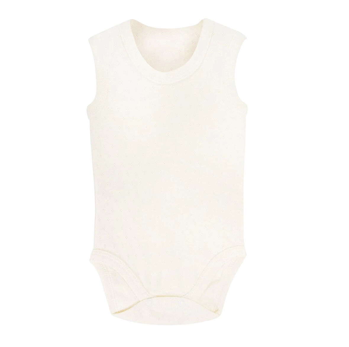 Sema Baby Jakarlı Askılı Badi (Body) - Beyaz 0-6 Ay