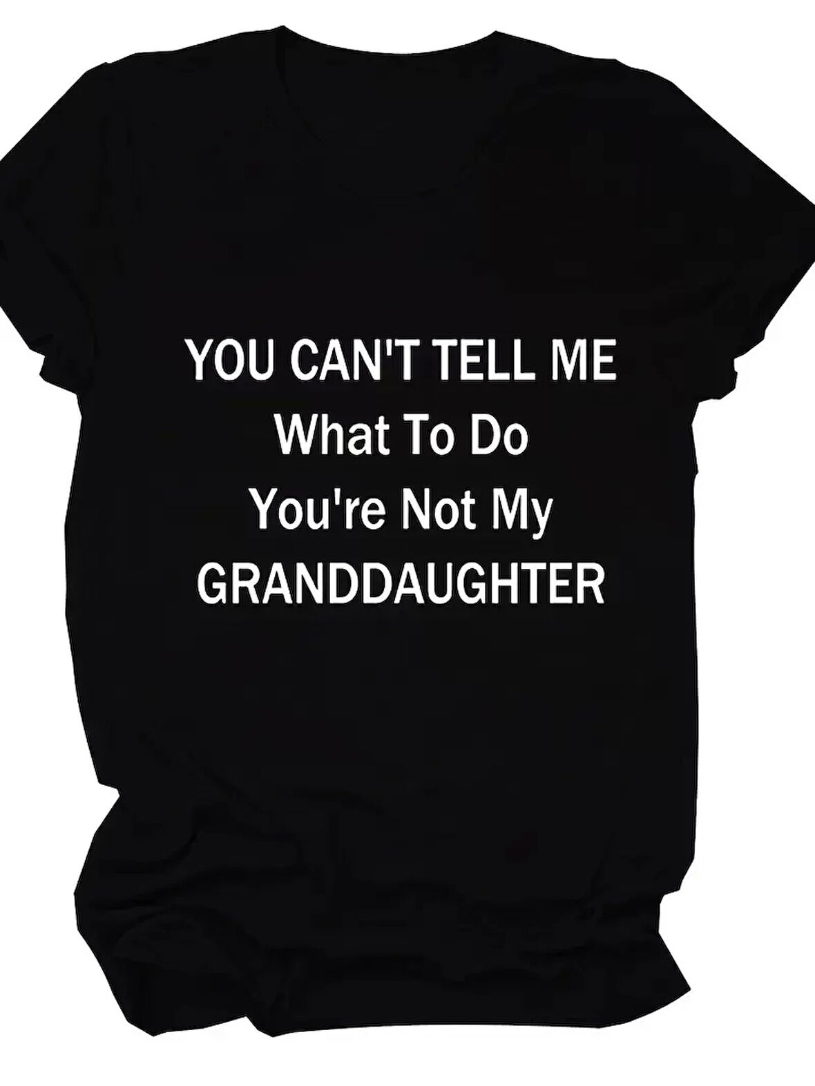 20/1 Penye Compack Baskılı Oversize Kısa Kol Bisiklet Yaka T-shirt - Siyah