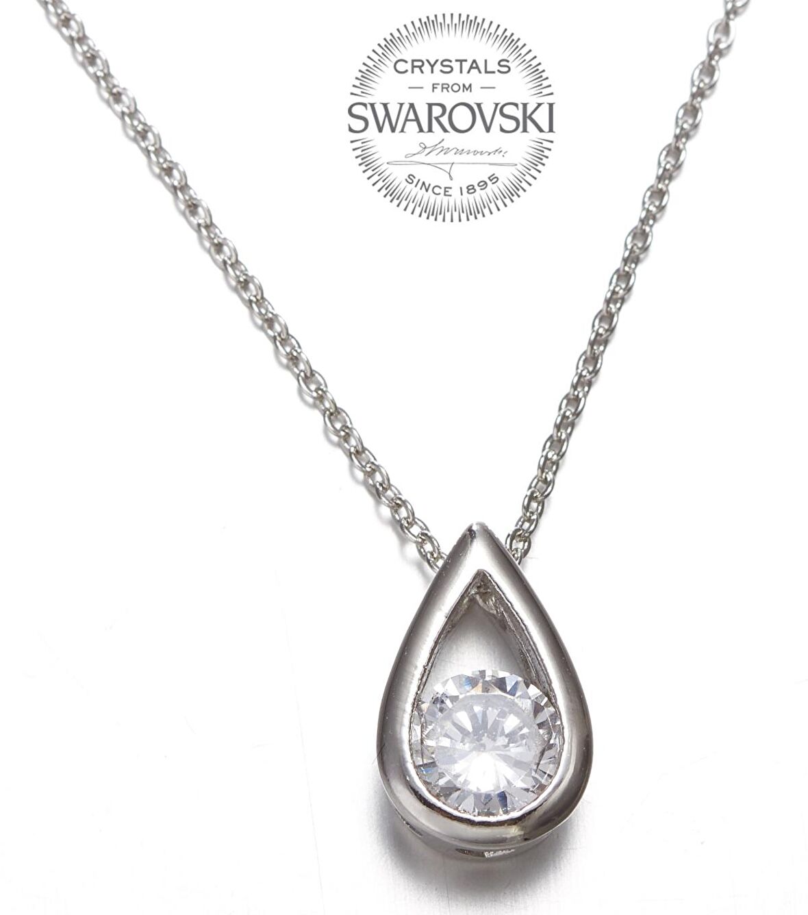Monemel Swarovski Taşlı Kolye (Altın Kaplama)