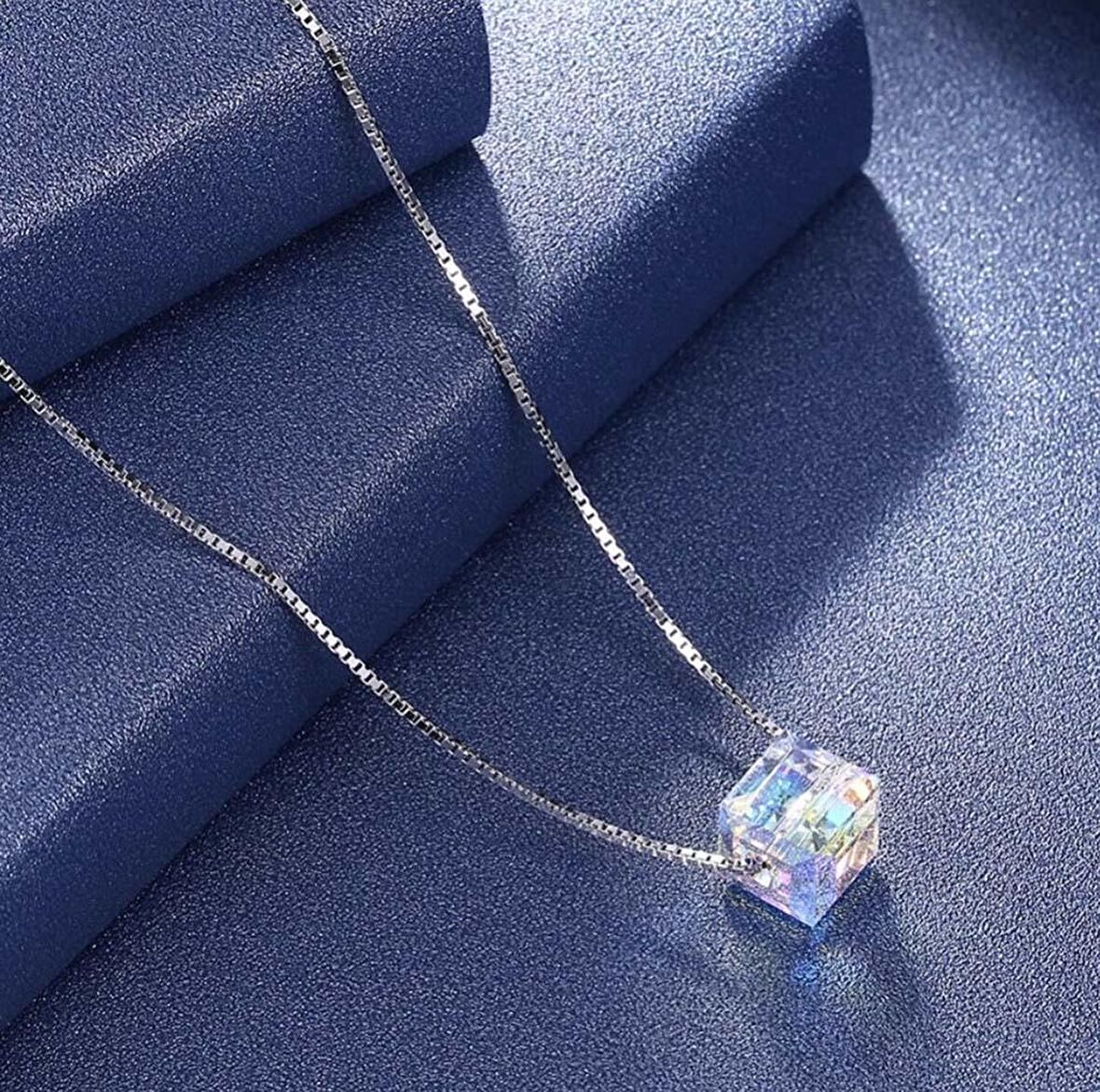 Monemel Swarovski Taşlı Kolye (Altın Kaplama)