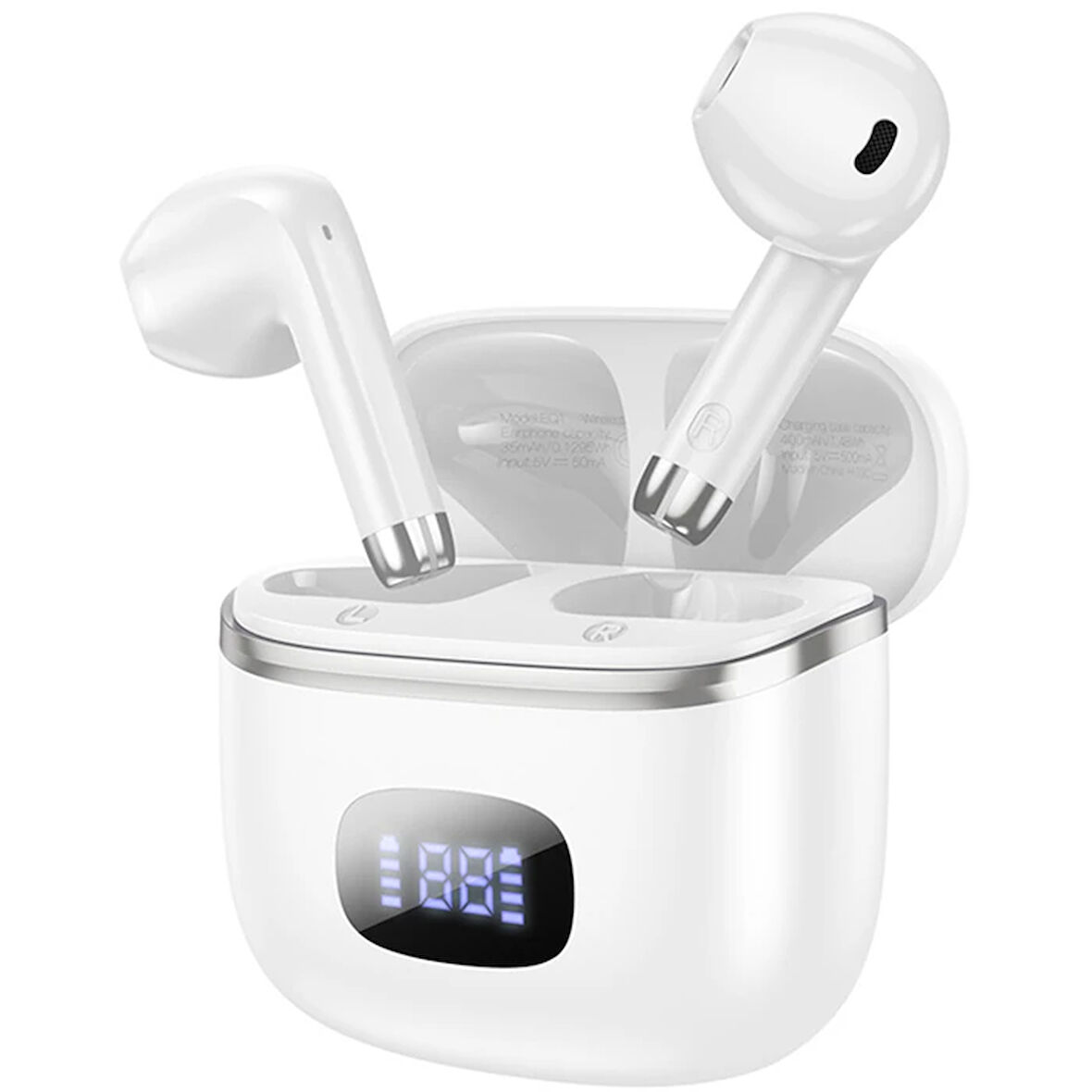 HOCO EQ1 TWS Led Ekranlı Kablosuz Bluetooth 5.3 Kulakiçi Kulaklık-(5775)