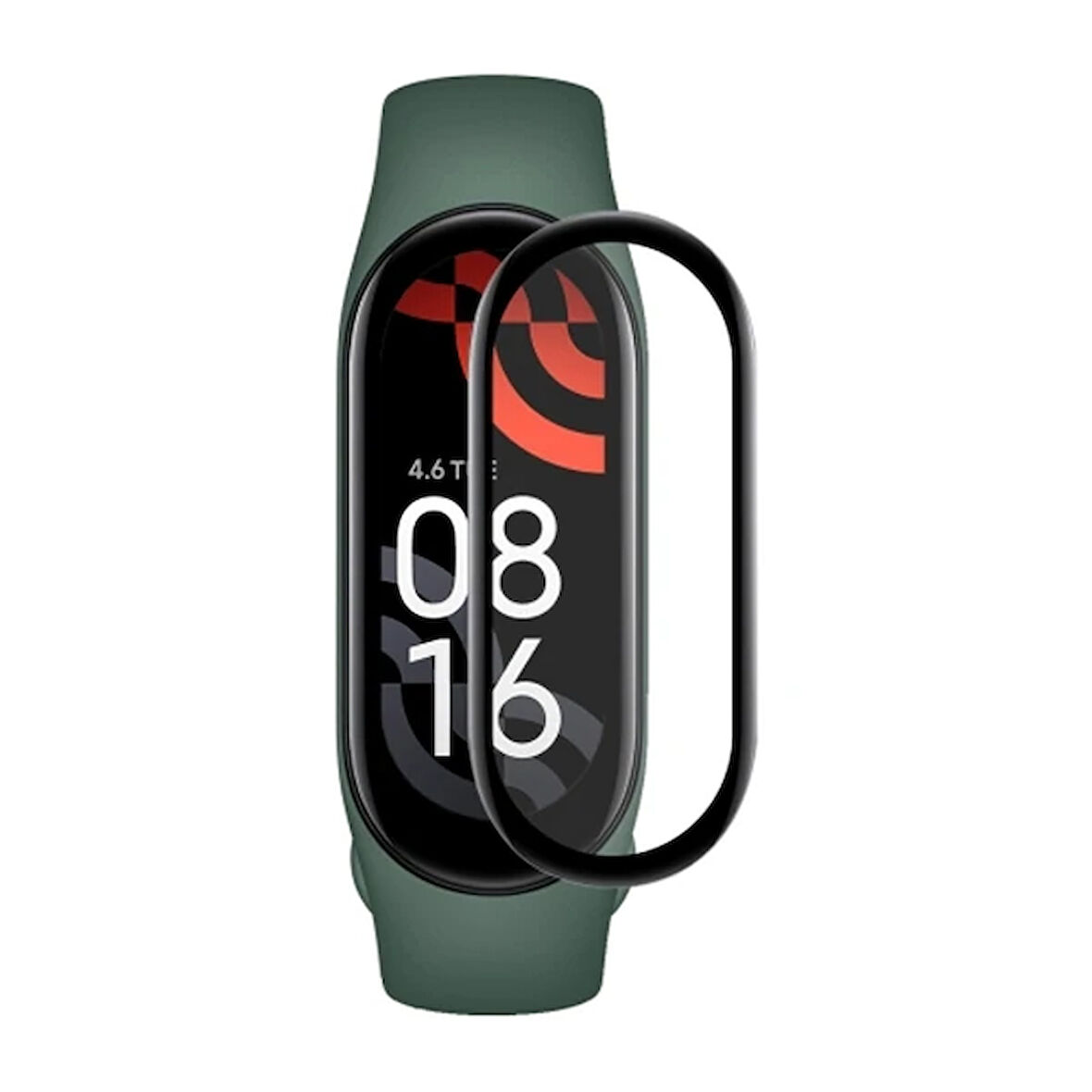 Xiaomi Uyumlu Mi Band 7 3D Full Kaplama Ekran Koruyucu PET+PmmA-(5775)