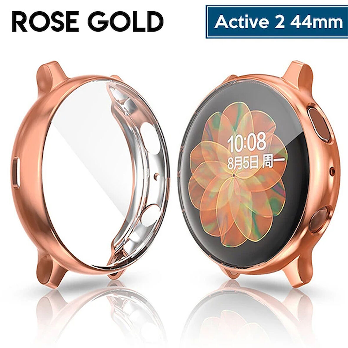 Ally SM Galaxy Watch Active 2 44mm R820 Slim 360 Koruma Silikon Kılıf-(5775)