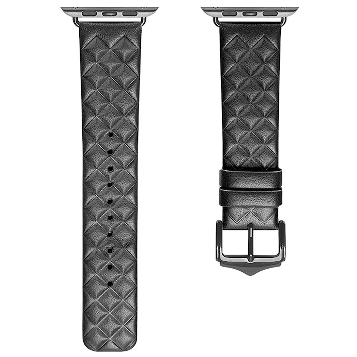 Dux Ducis Apple Uyumlu Watch 38/40/41mm İçin Enland Serisi Premium Deri Kayış Kordon-(57