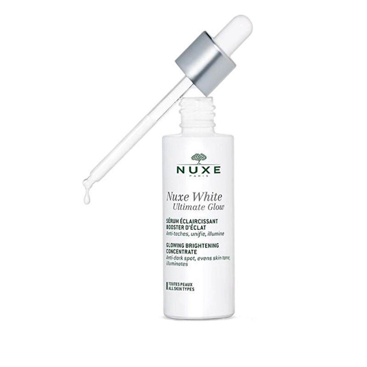 Nuxe White Ultimate Glow Yaşlanma Karşıtı Hyalüronik Asit 30 Yaş + Gece-Gündüz Yüz Serumu 30 ml 