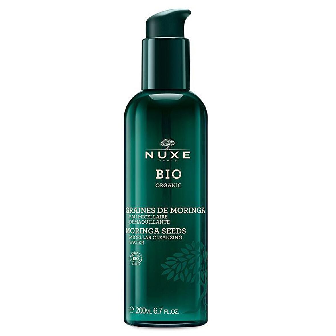 Nuxe Bio Organic Tüm Ciltler için Canlandırıcı Doğal Yüz Temizleme Suyu 200 ml 