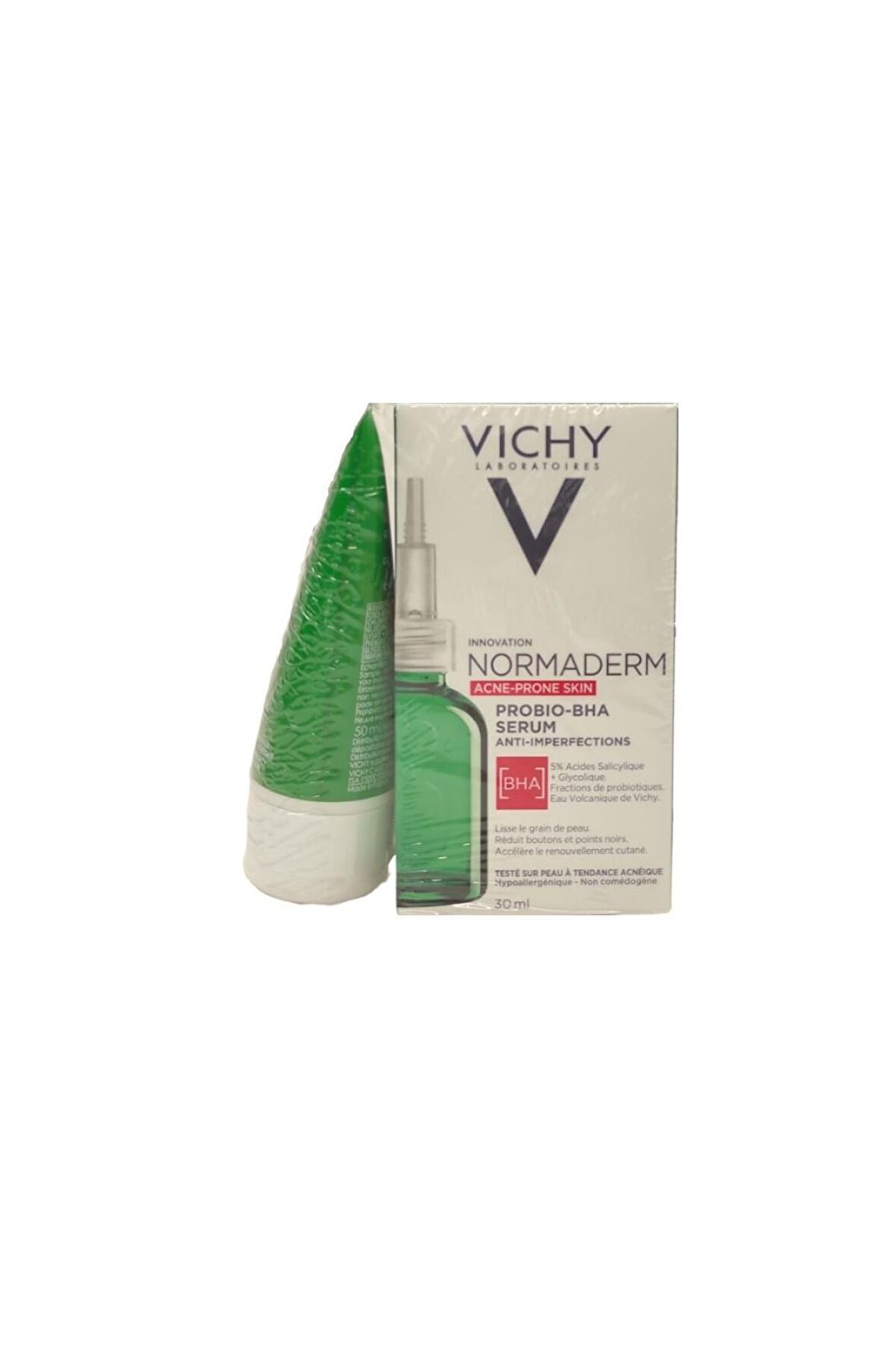 Vichy Normaderm Yaşlanma Karşıtı BHA Kolajen 30 Yaş + Gece-Gündüz Vücut Serumu 50 ml & Phytosolution 50 ml Gel Hediyeli 