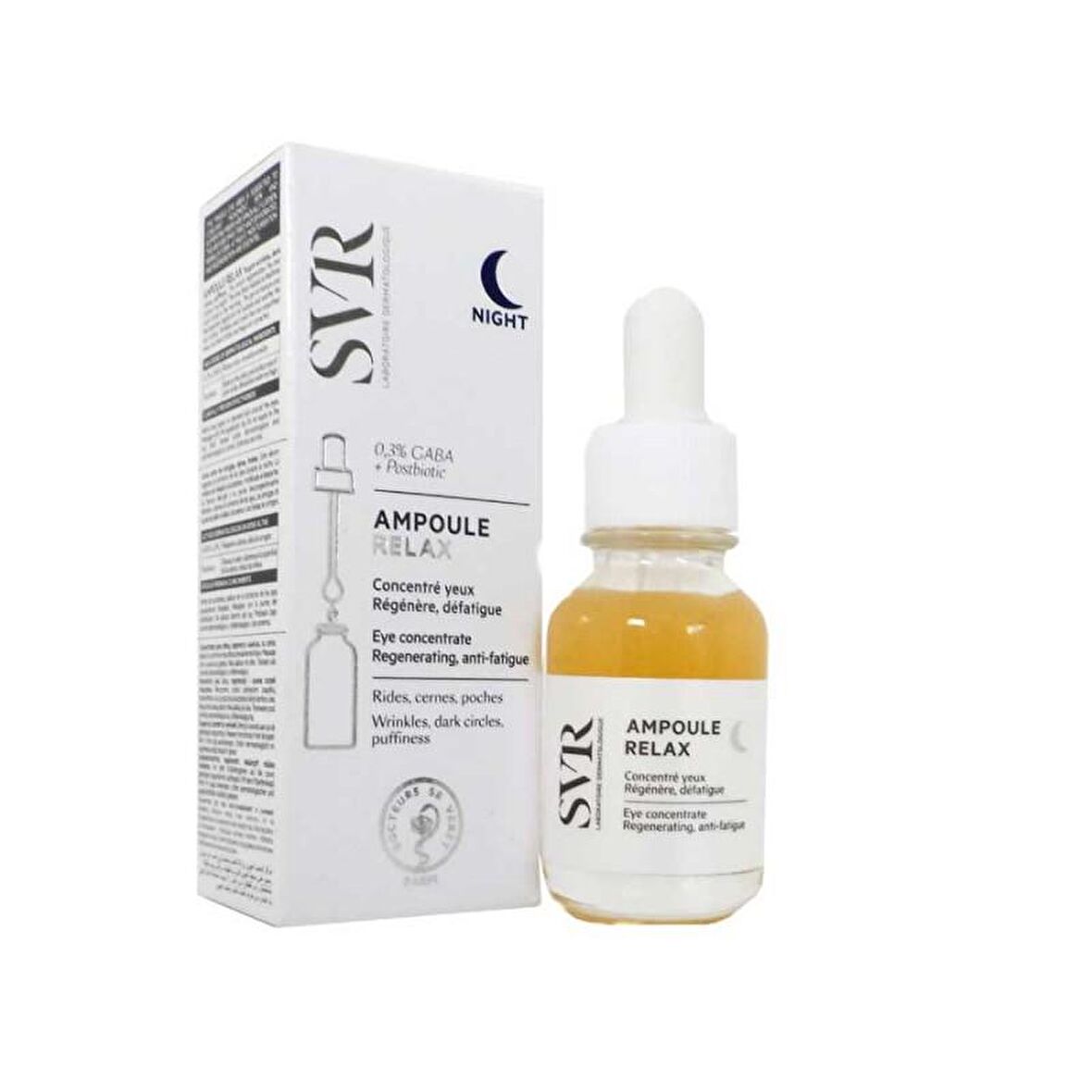 SVR Ampoule Relax Aydınlatıcı Bitki Özleri Gliserin Tüm Yaşlar Göz Çevresi Serum 15 ml 