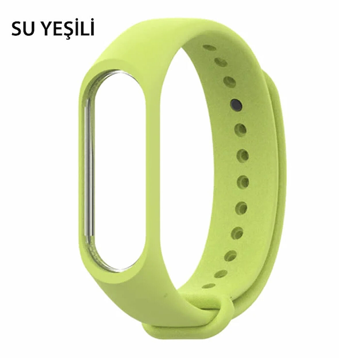 Mijobs Xiaomi Uyumlu Mi Band 3 Mi Band 4 Silikon Kordon Kayış-(5775)