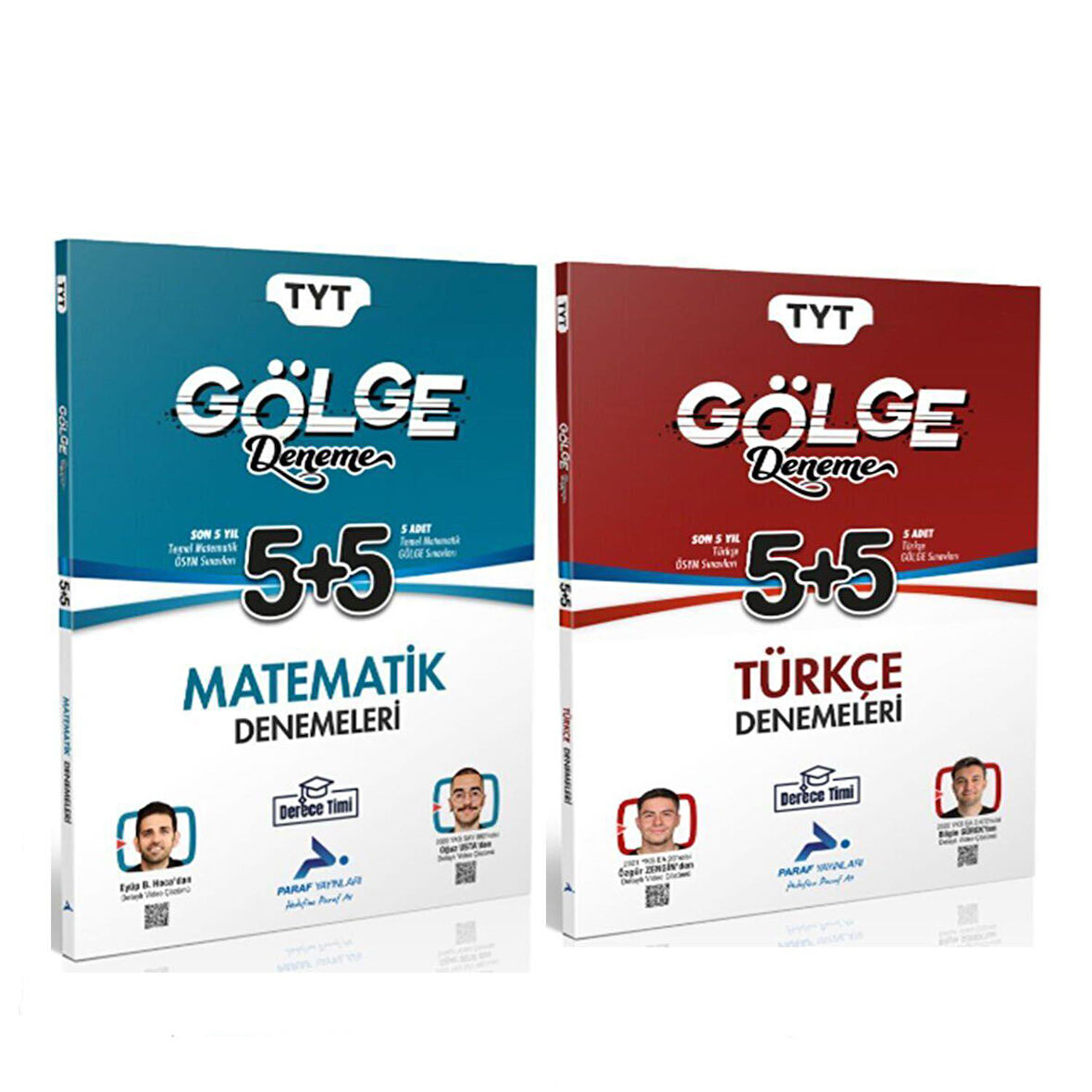 Paraf TYT Matematik ve Türkçe Gölge Deneme Seti 2 Kitap