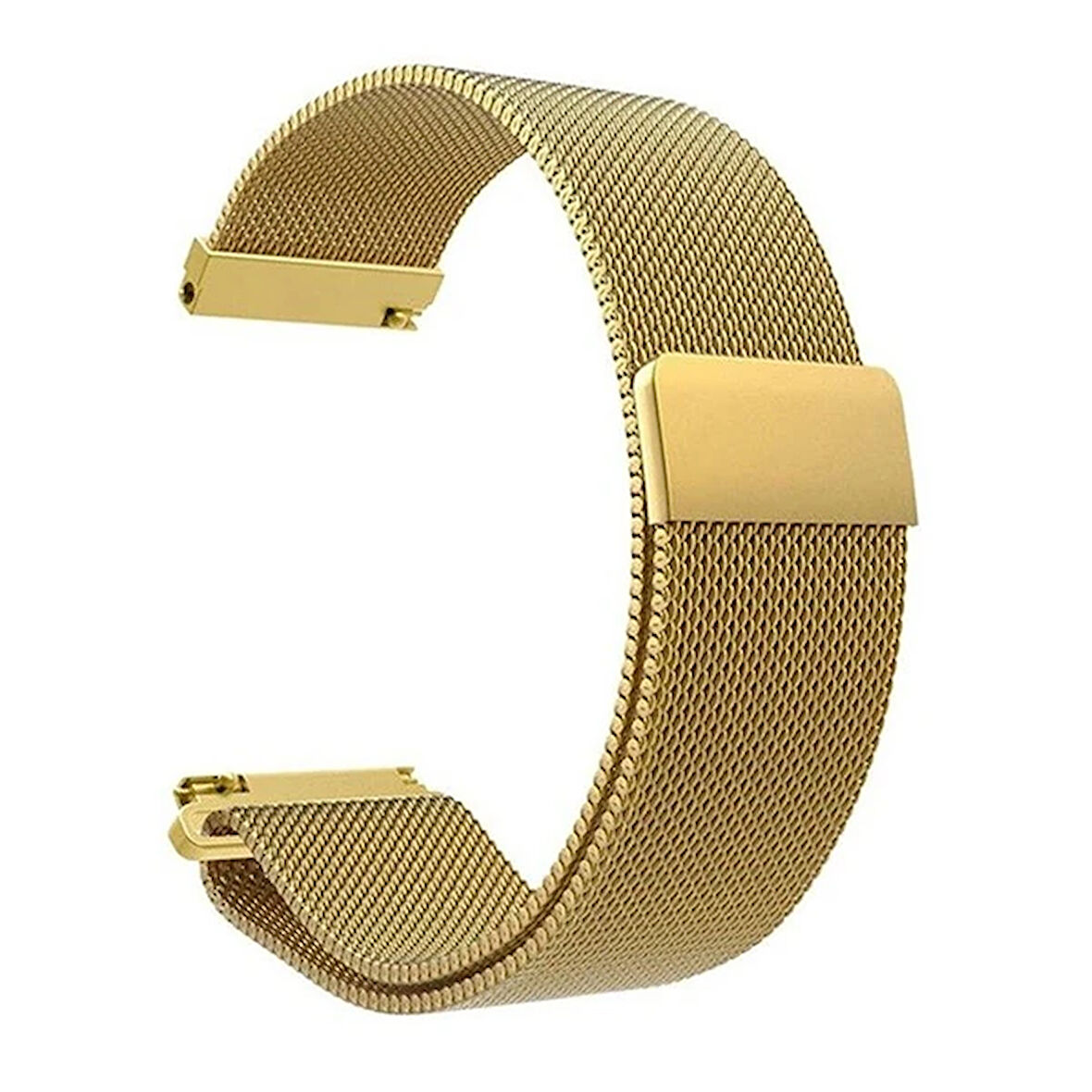 Mijobs Xiaomi Uyumlu Amazfit Bip Metal Milano Loop Kayış Kordon-(5775)