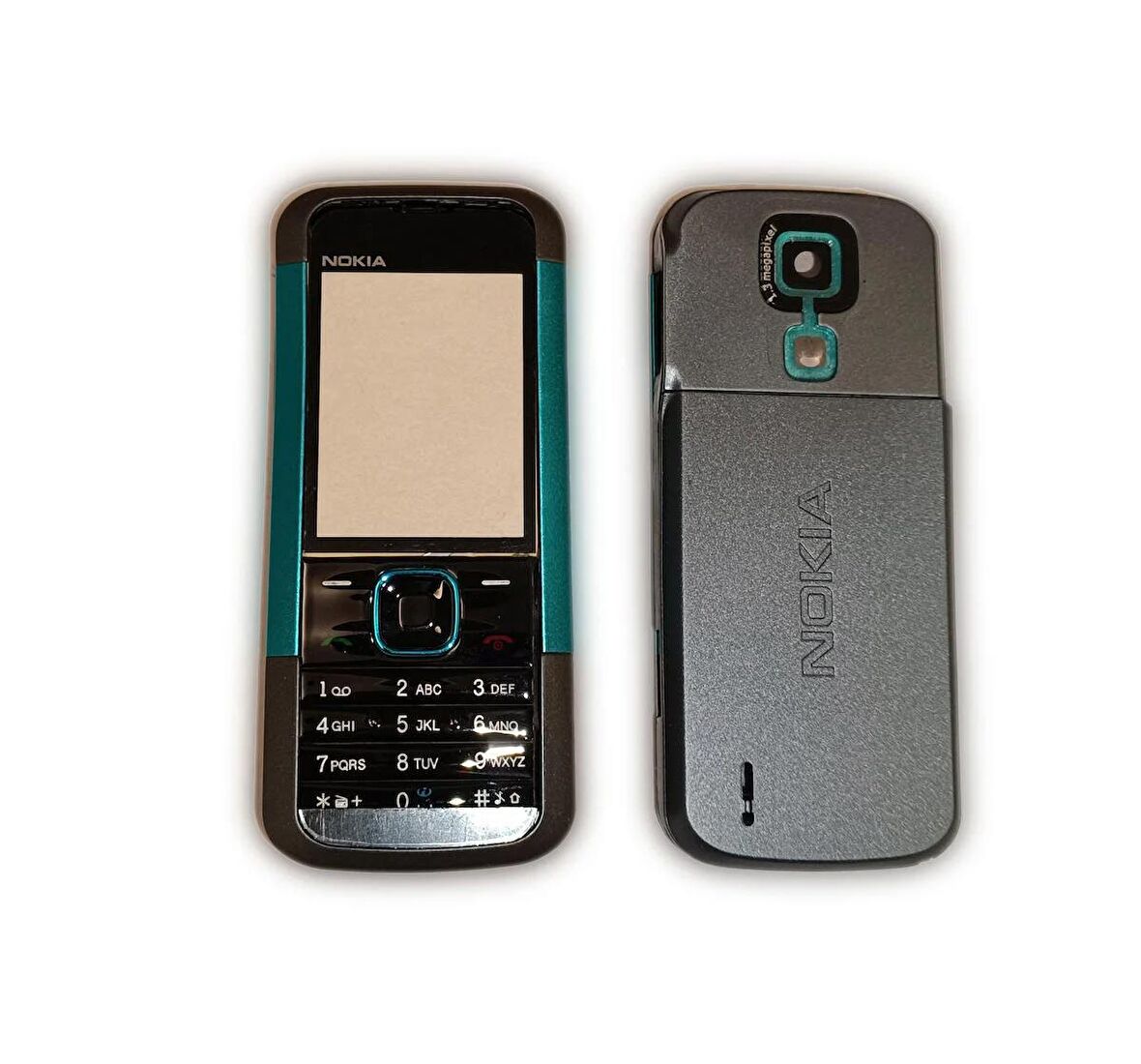 Nokia N5000 Kasa Kapak Nokia N5000 Siyah Renk Orta Kasa Ön Kapak Arka Kapak Tuş Takımı