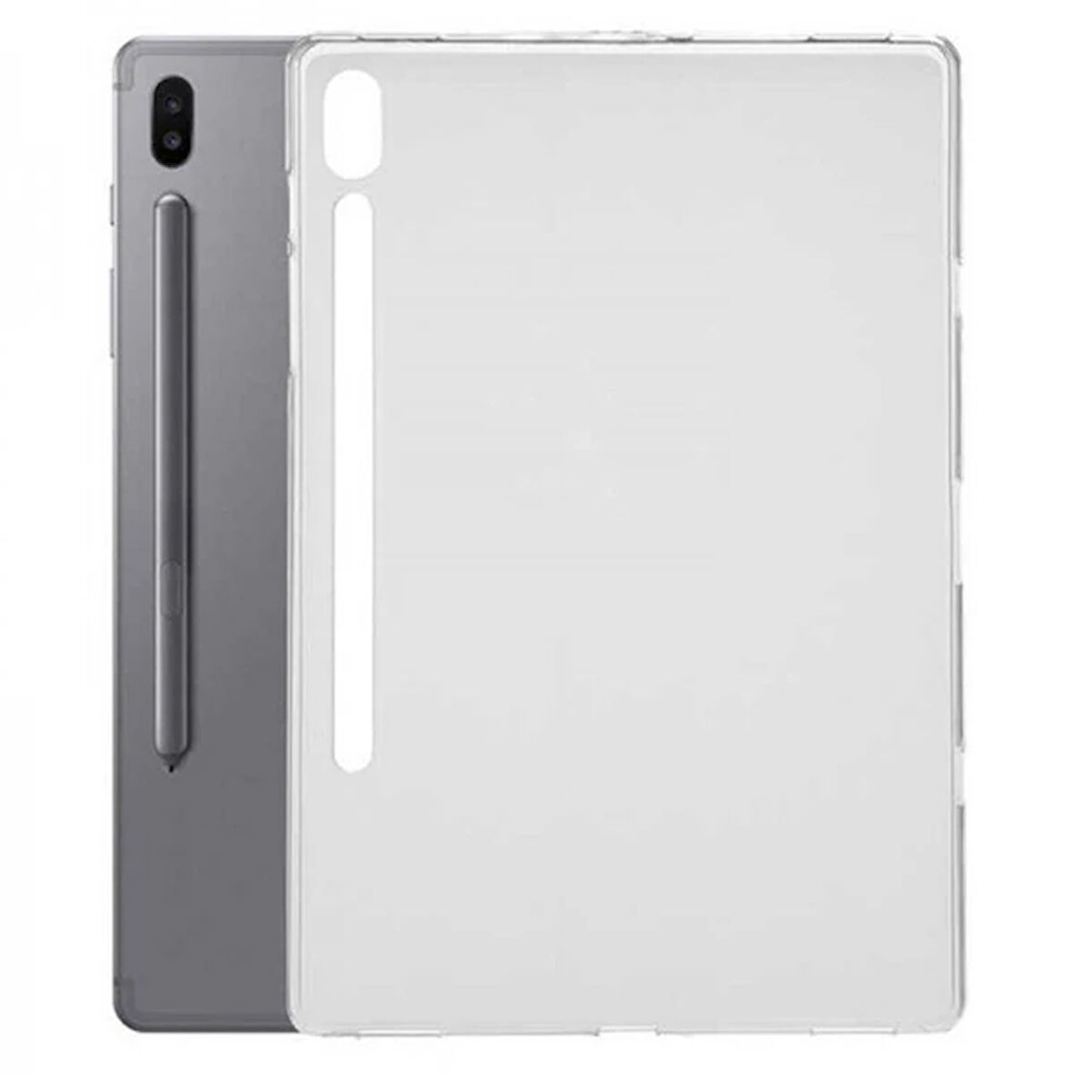 ALLY Galaxy Tab S8 Plus S7 Plus S7 FE T970 Ultra Koruma Silikon Kılıf-(5775)