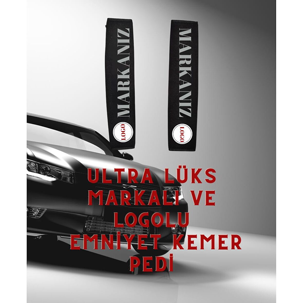 PEUGEOT PARTNER TEPEE Ultra Lüks Emniyet Kemer Pedi Siyah