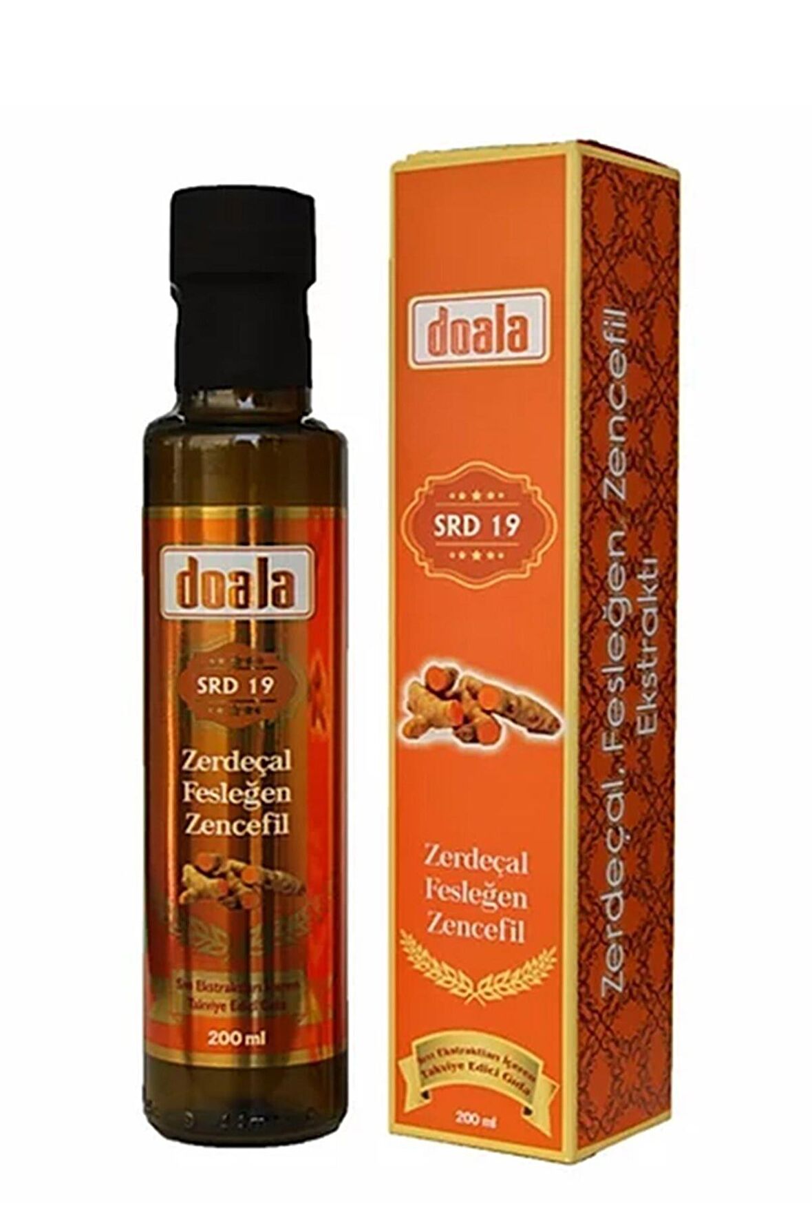 NEŞE NATURAL SRD 19 ZERDEÇAL-FESLEĞEN-ZENCEFİL SIVI EKSTRAKTI 200 ML