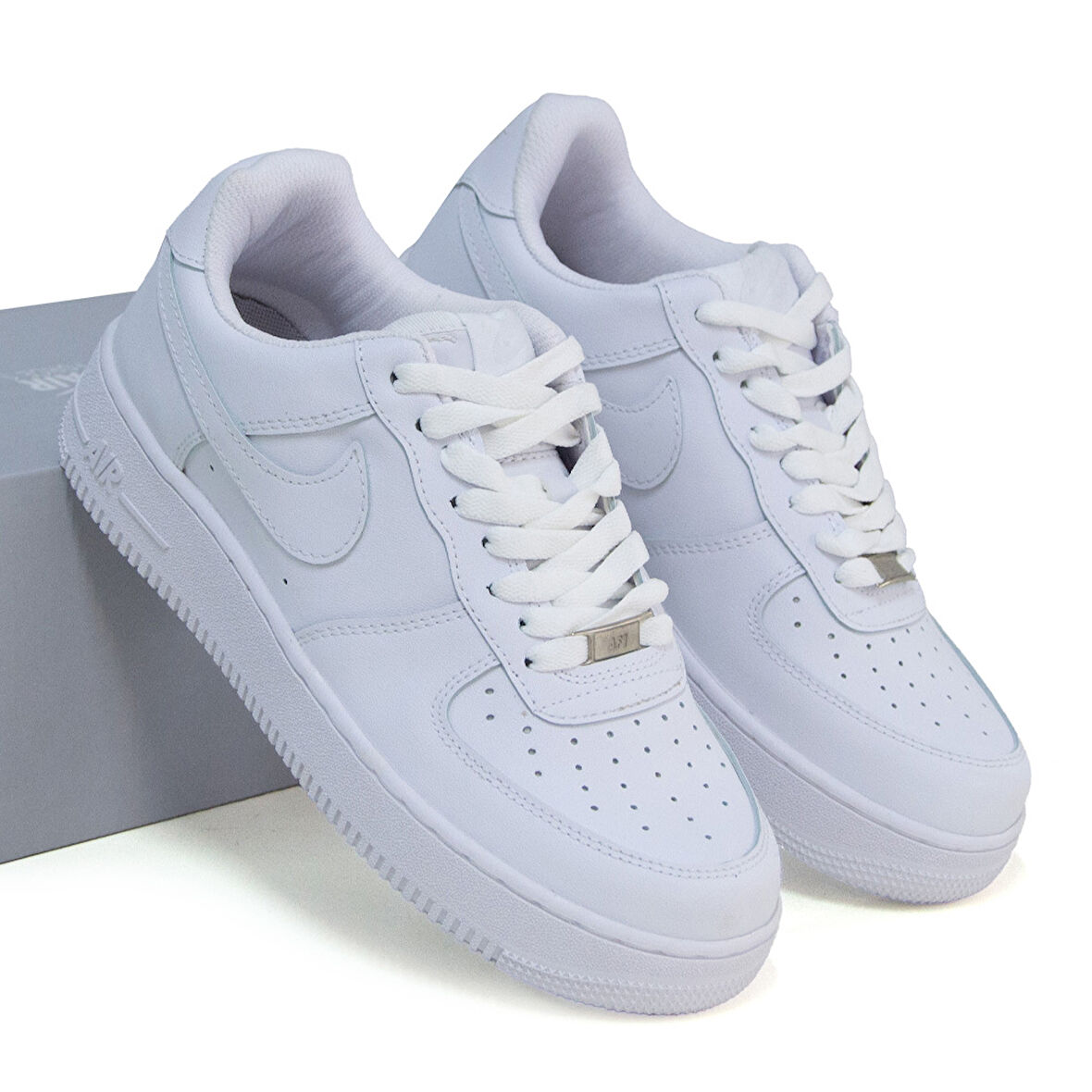 NIKE AIR FORCE 1 '07 SPOR AYAKKABI BEYAZ/BEYAZ