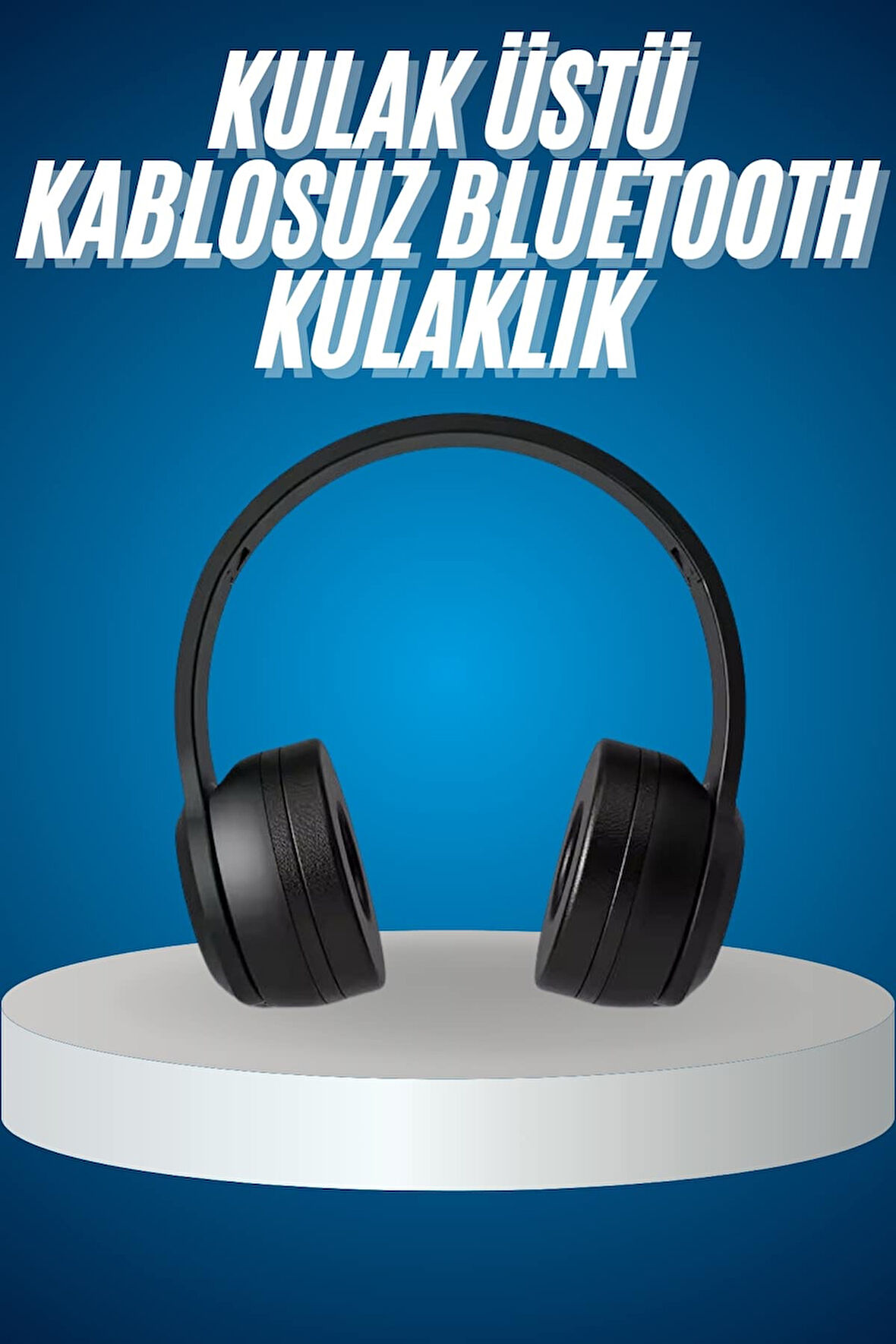 Wireless 5.0 Bluetooth Kablosuz Kulaklık ANC Özellikli Kulak Üstü Ayarlanabilir