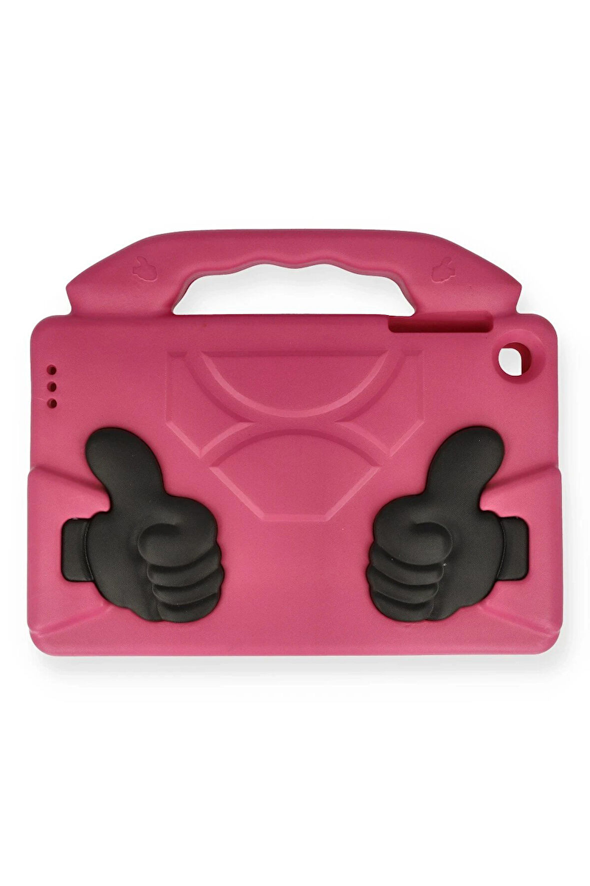 iPad 10.2 (7.nesil) Kılıf Like Stantlı Tablet Silikon - Pembe-(5796)