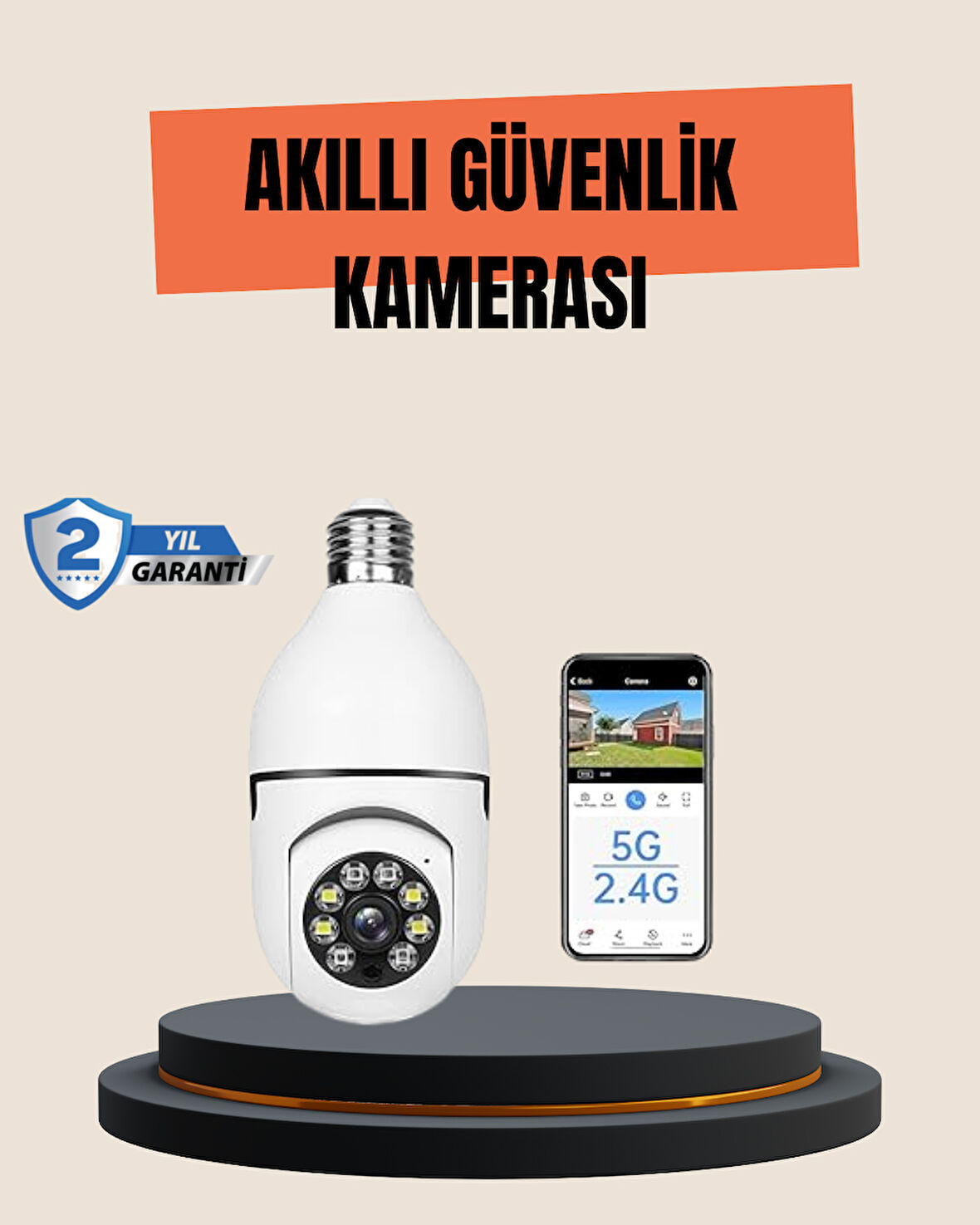 Mobil Uygulama Kontrollü Akıllı Güvenlik Kamerası