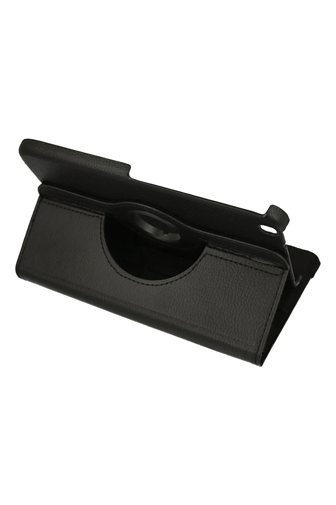 Samsung Galaxy T310 Tab 3 8 Kılıf 360 Tablet Deri Kılıf - Siyah-(5796)