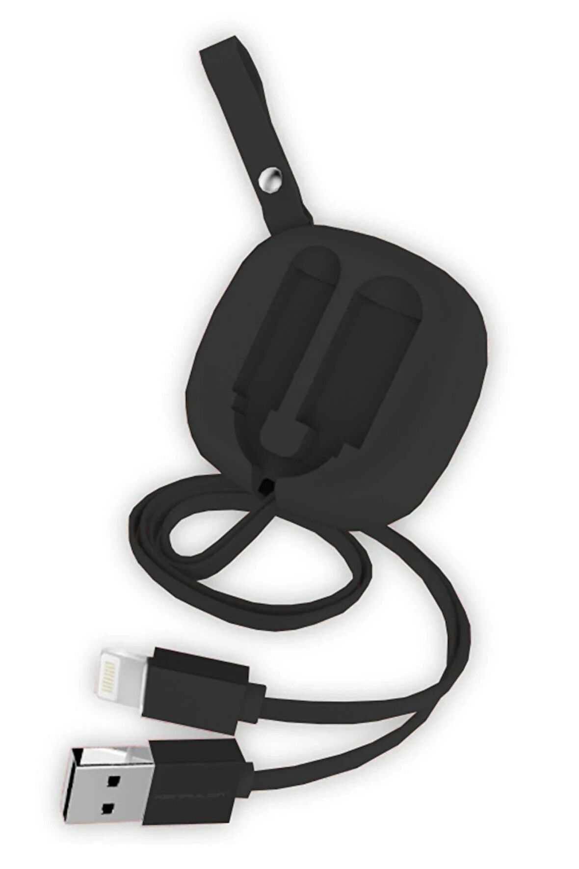 S80 Lightning Kablo iphone Uyumlu 20cm-1M 2A - Siyah-(5796)