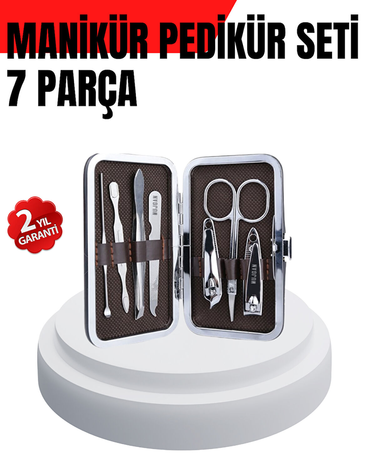 Tırnak ve Kaş Bakımına Özel Paslanmaz Çelik Set