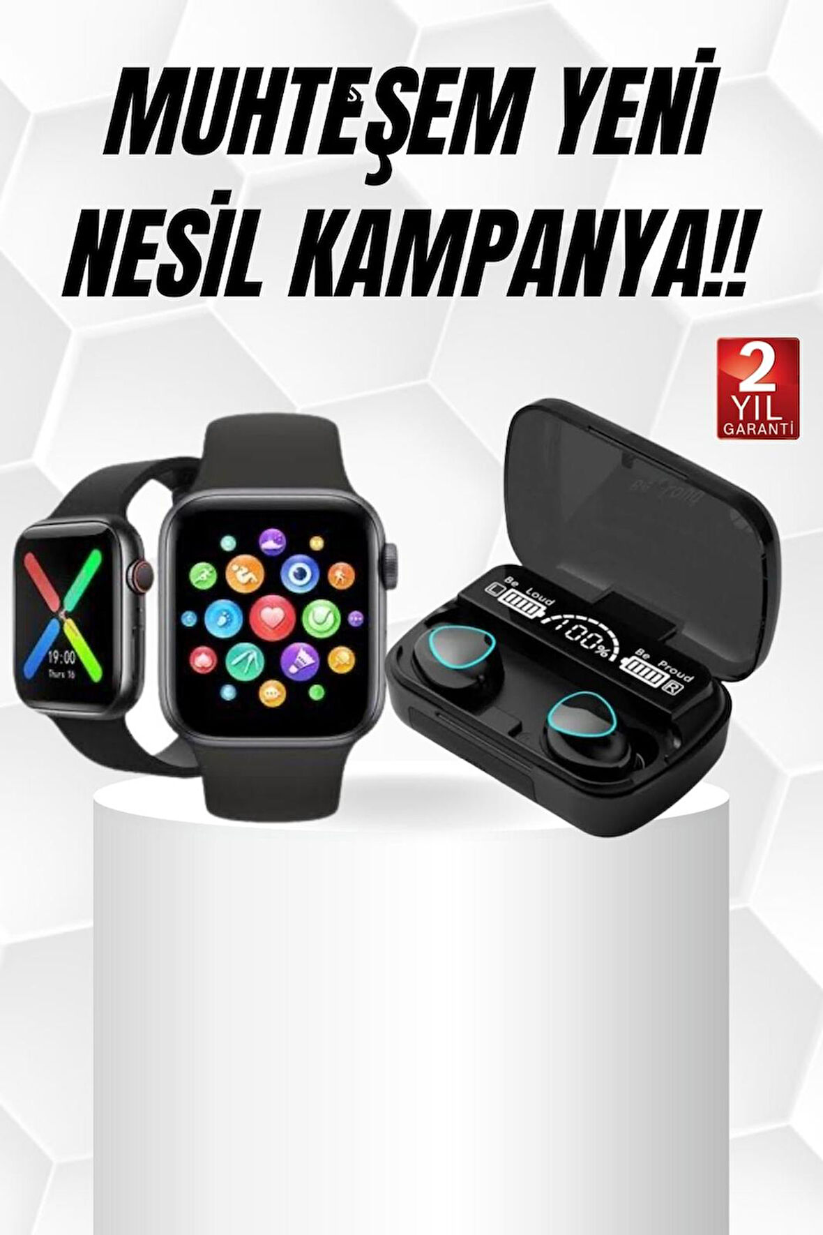 Kaliteli Akıllı Saat ve Kaliteli Bluetooth Kulaklık ANC Özelliği Uzun Pil Ömr?