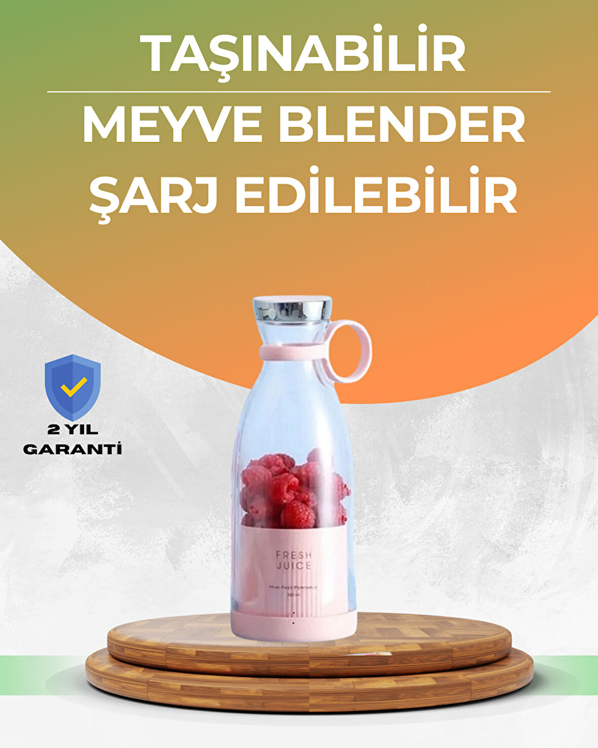 Kompakt ve Şık Tasarımlı Taze Meyve Suyu Hazırlayıcı