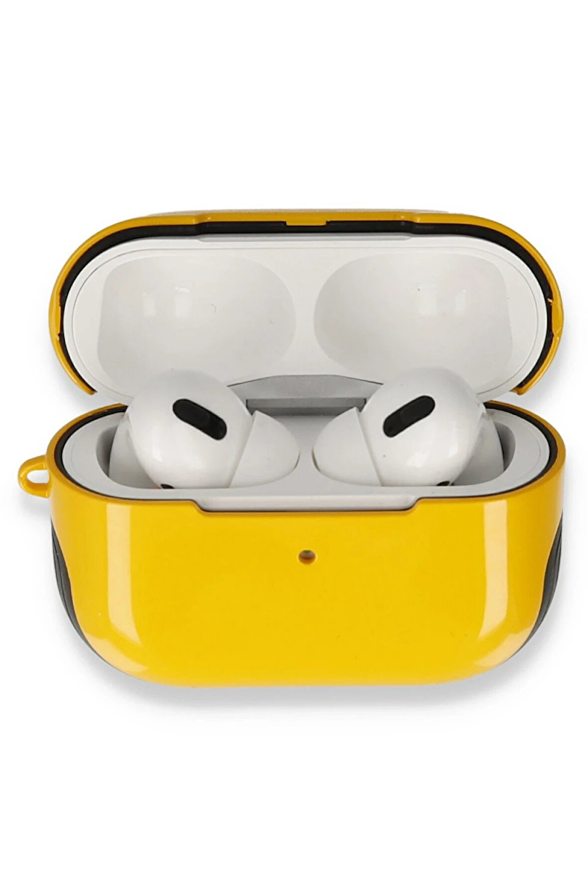 Airpods Pro (1.nesil) 3in1 Kılıf - Sarı-(5796)